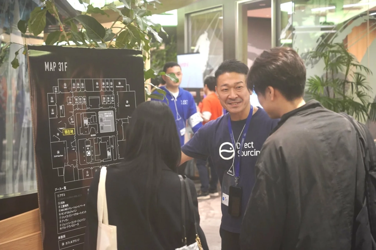 フロアマップと交流