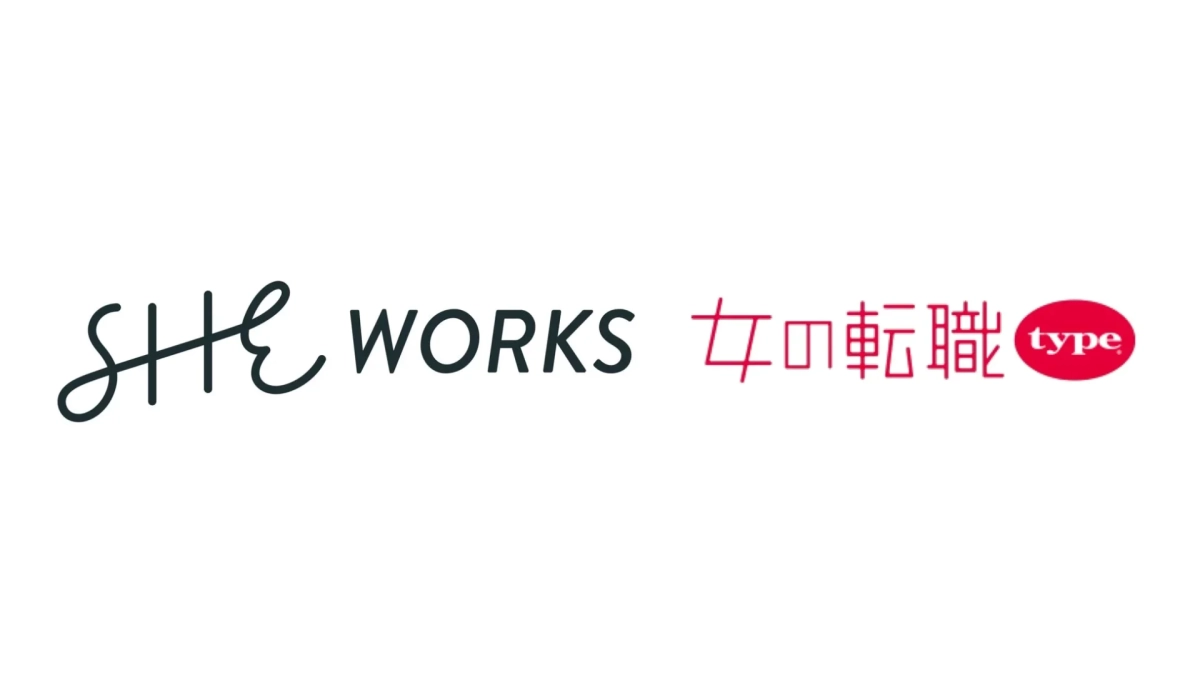 SHE WORKS 女の転職 type ロゴ