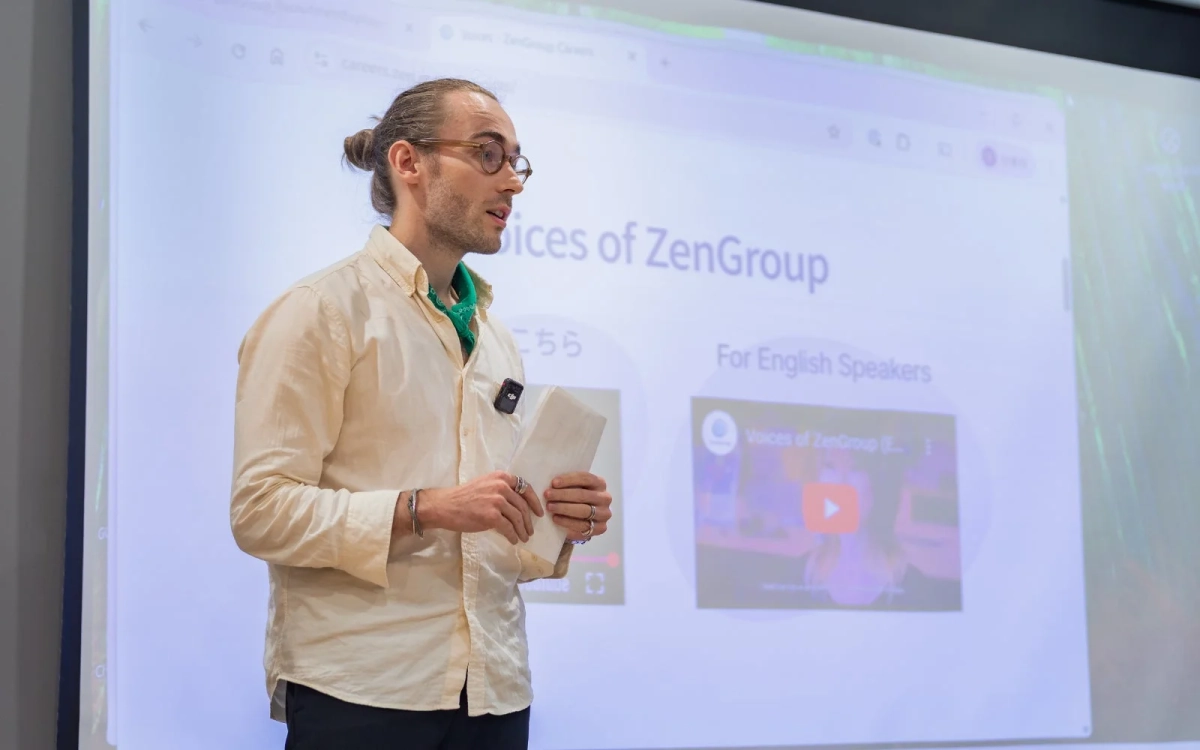 プレゼンテーションの様子