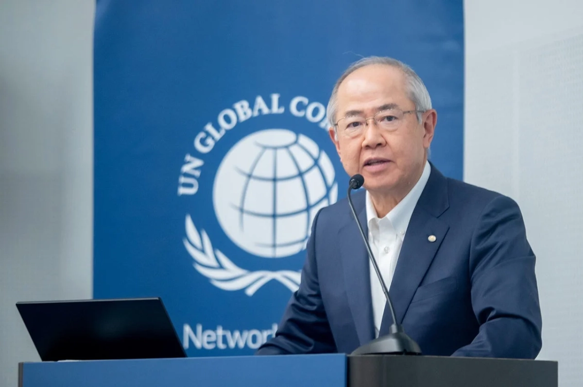 GCNJ代表理事 磯崎功典氏の開会挨拶