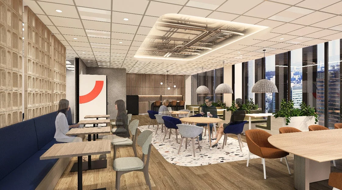 モダンなオフィスラウンジ