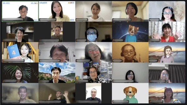 オンライン会議の様子