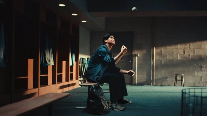 大谷翔平選手と野球ボール