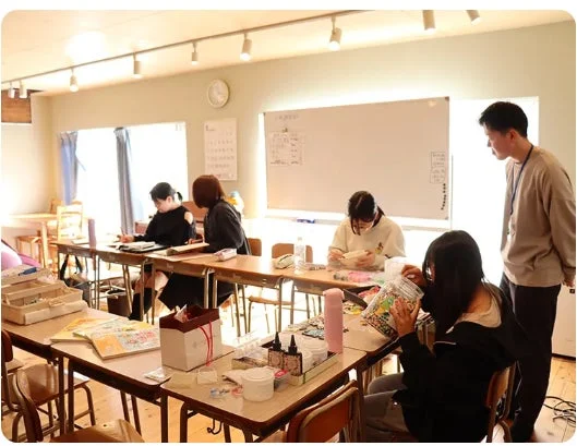 富田林教室での学習風景