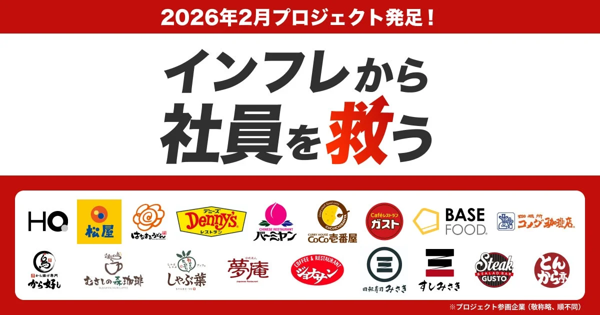 インフレから社員を救うプロジェクト参画企業