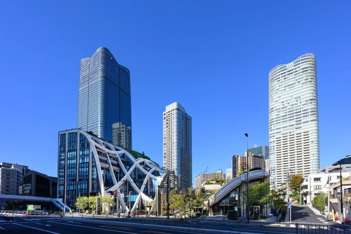 麻布台ヒルズの都市景観