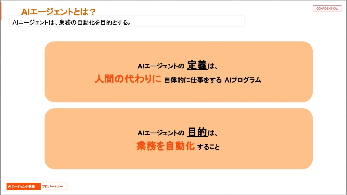 AIエージェントの定義