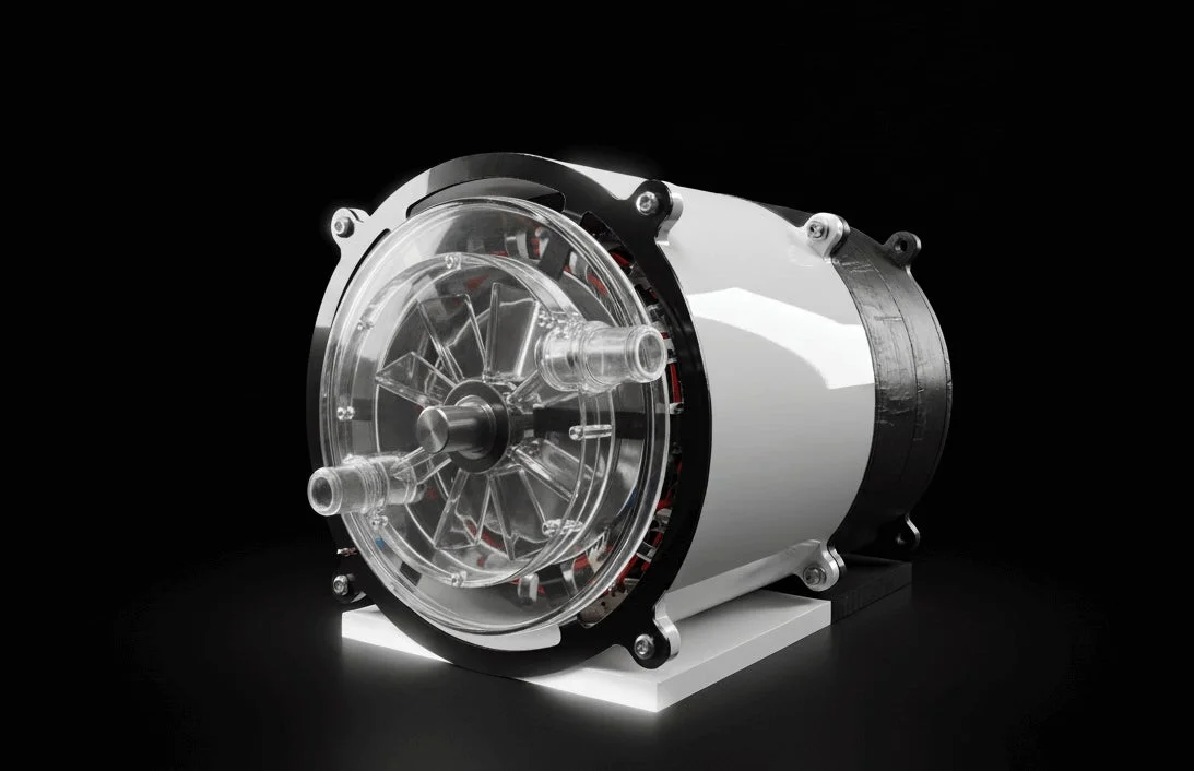 円筒形の機械装置の画像