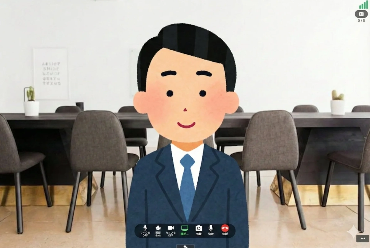 背景フィルター機能のイメージ