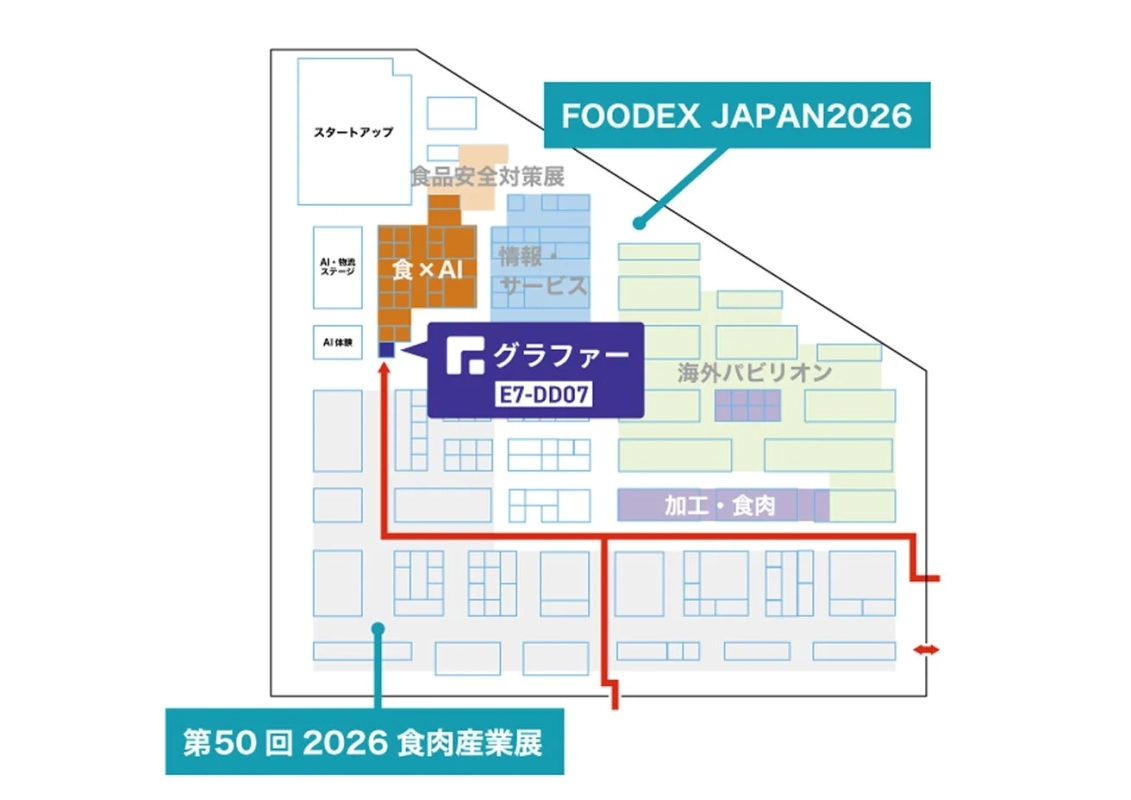 FOODEX JAPAN2026 会場案内図