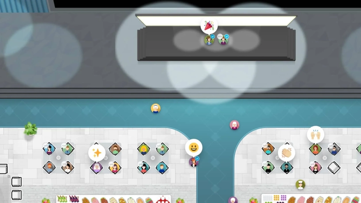 アバター交流の様子