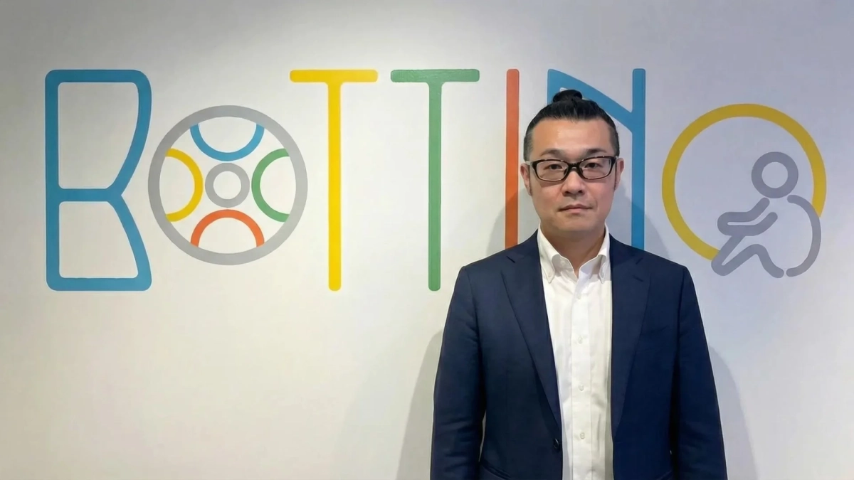 BOTTINO ロゴと男性