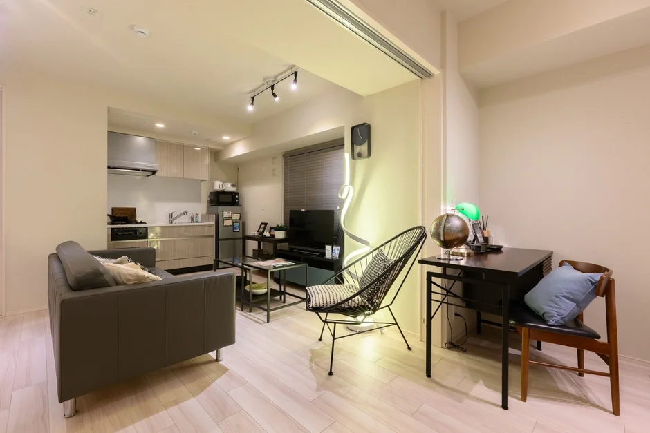 モダンなリビングダイニング