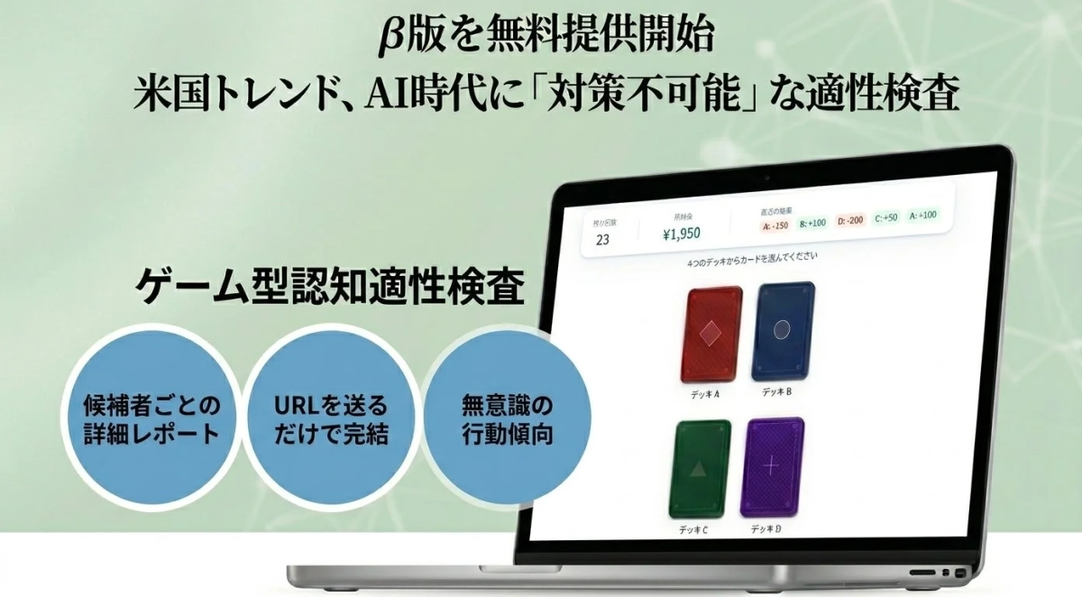 ゲーム型認知適性検査の概要