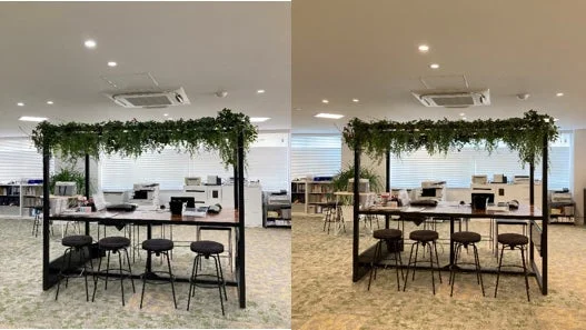 モダンなオフィスまたはコワーキングスペース