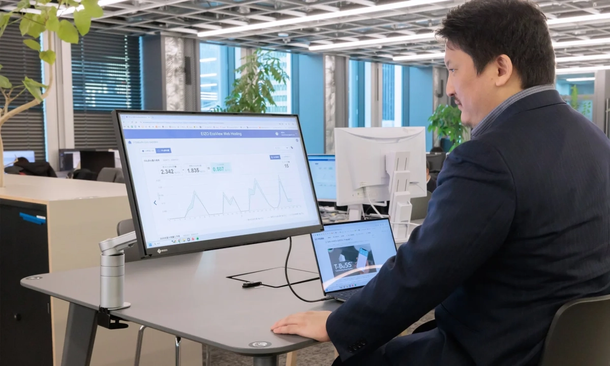 DX推進や環境対策に取り組むビジネスシーン