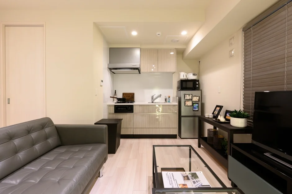 機能的なリビングダイニングキッチン