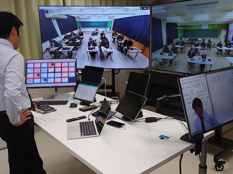 遠隔授業での活用事例