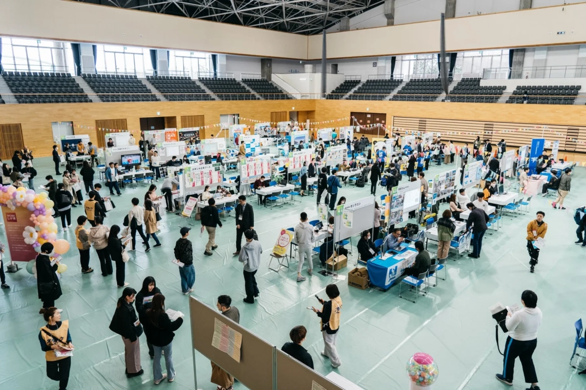 合同企業説明会の様子
