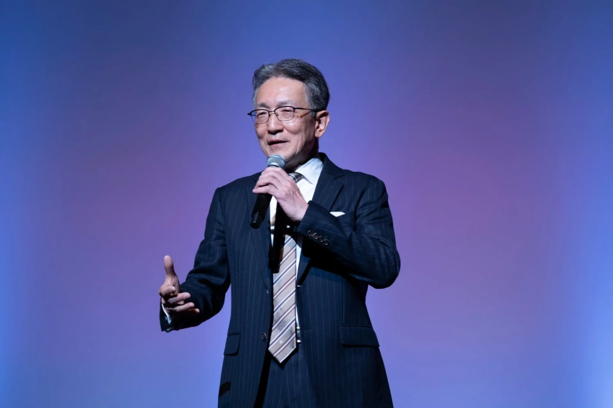 代表取締役会長 上山氏のスピーチ