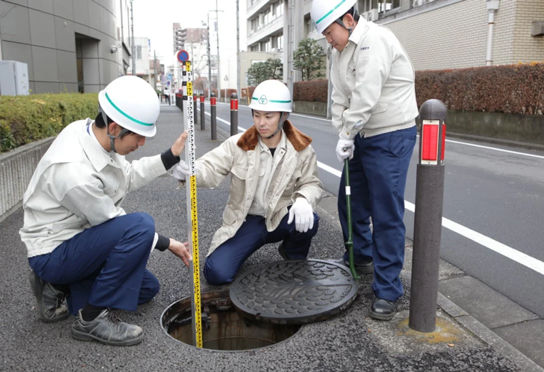 インフラ点検作業の様子