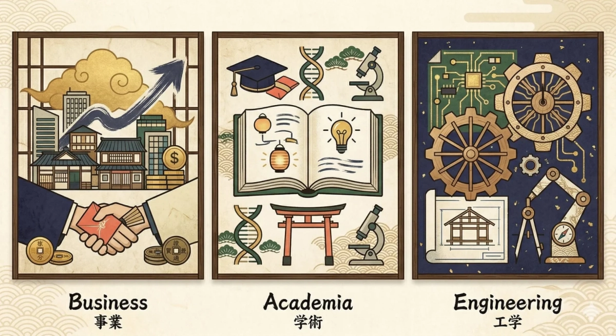 ビジネス・学術・工学の連携