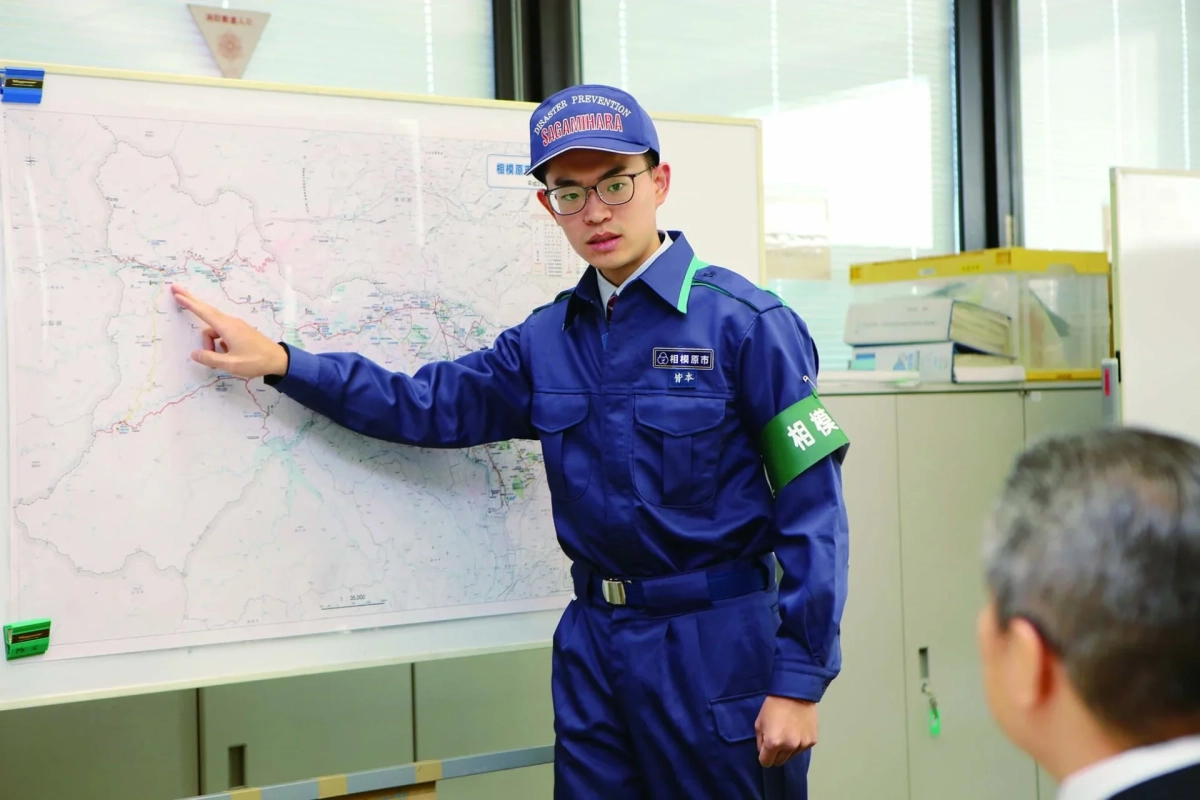 災害対策本部の様子