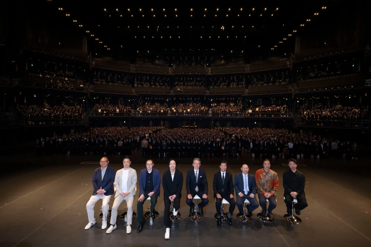 BREXAグループ入社式の様子