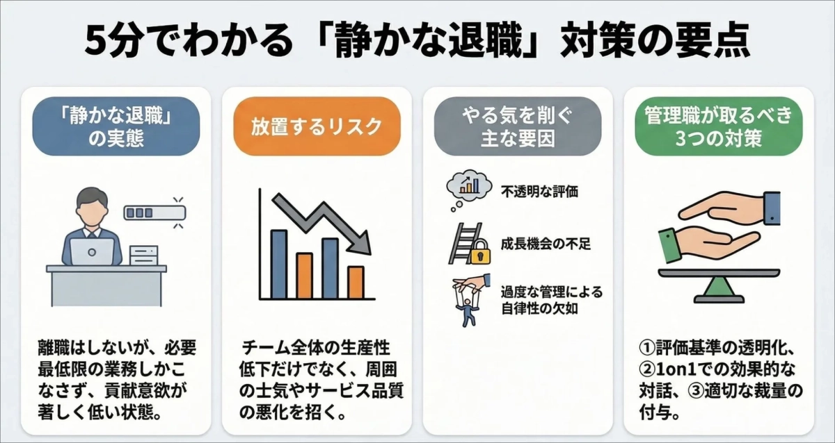 「静かな退職」対策の要点