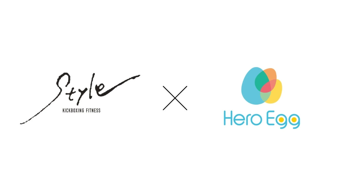 Hero EggとKICKBOXING FITNESSのコラボレーションロゴ
