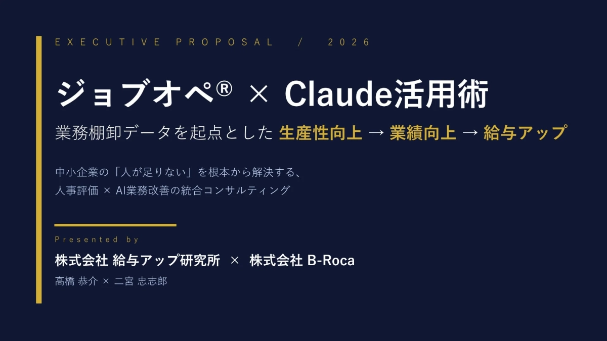 ジョブオペ® × Claude活用術