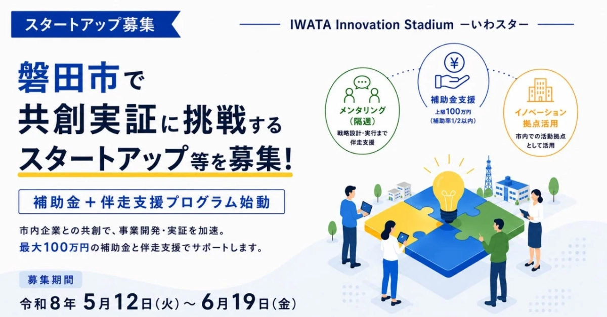 IWATA Innovation Stadiumの告知