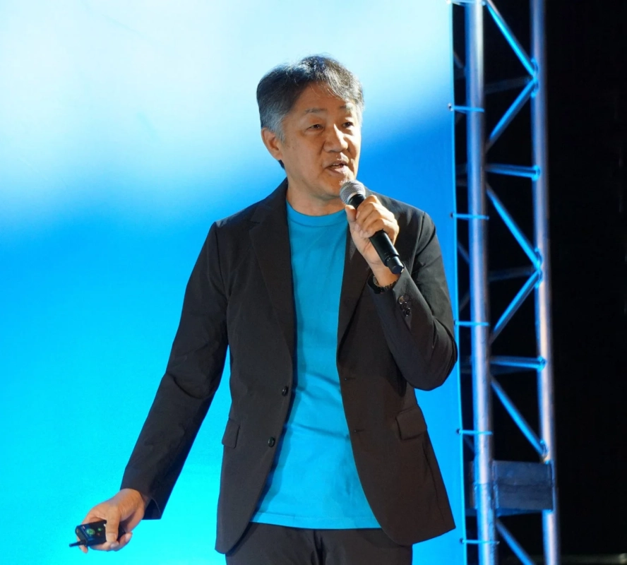 松川社長のスピーチ