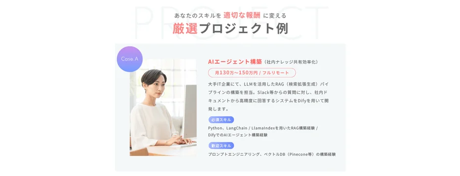 厳選プロジェクト例