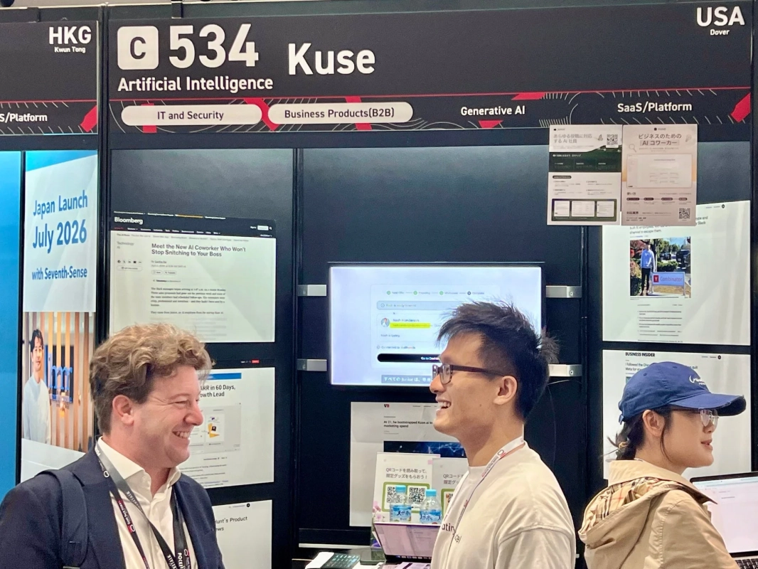 Kuseブースの様子