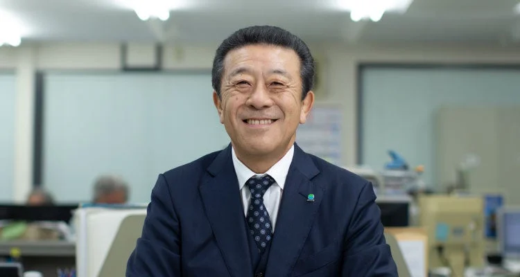 ビジネスマンの笑顔