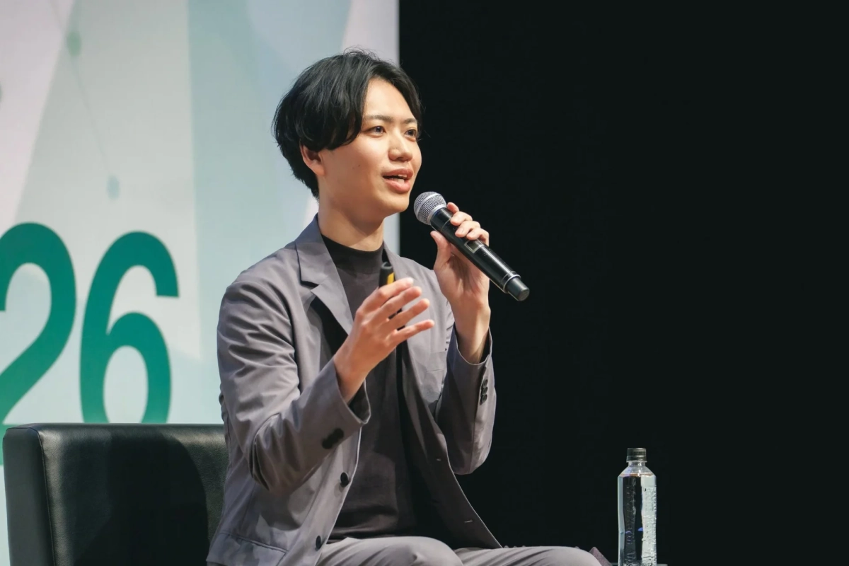 男性講演者