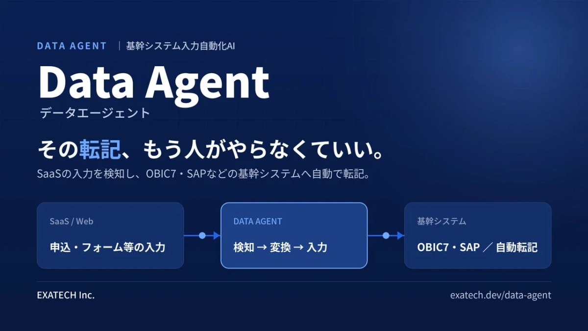 Data Agentの概要図