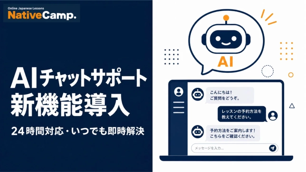 AIチャットサポート導入