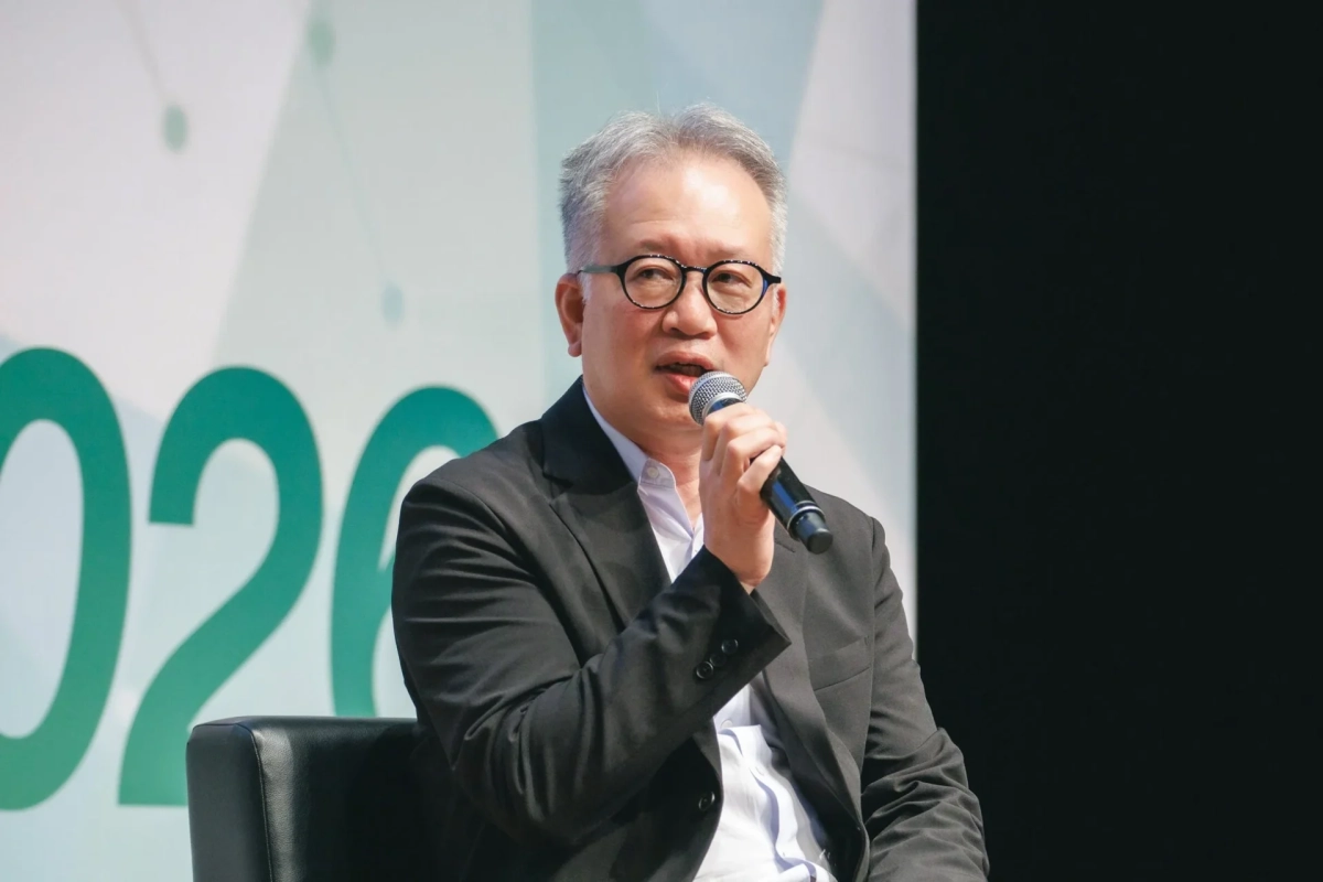 男性講演者