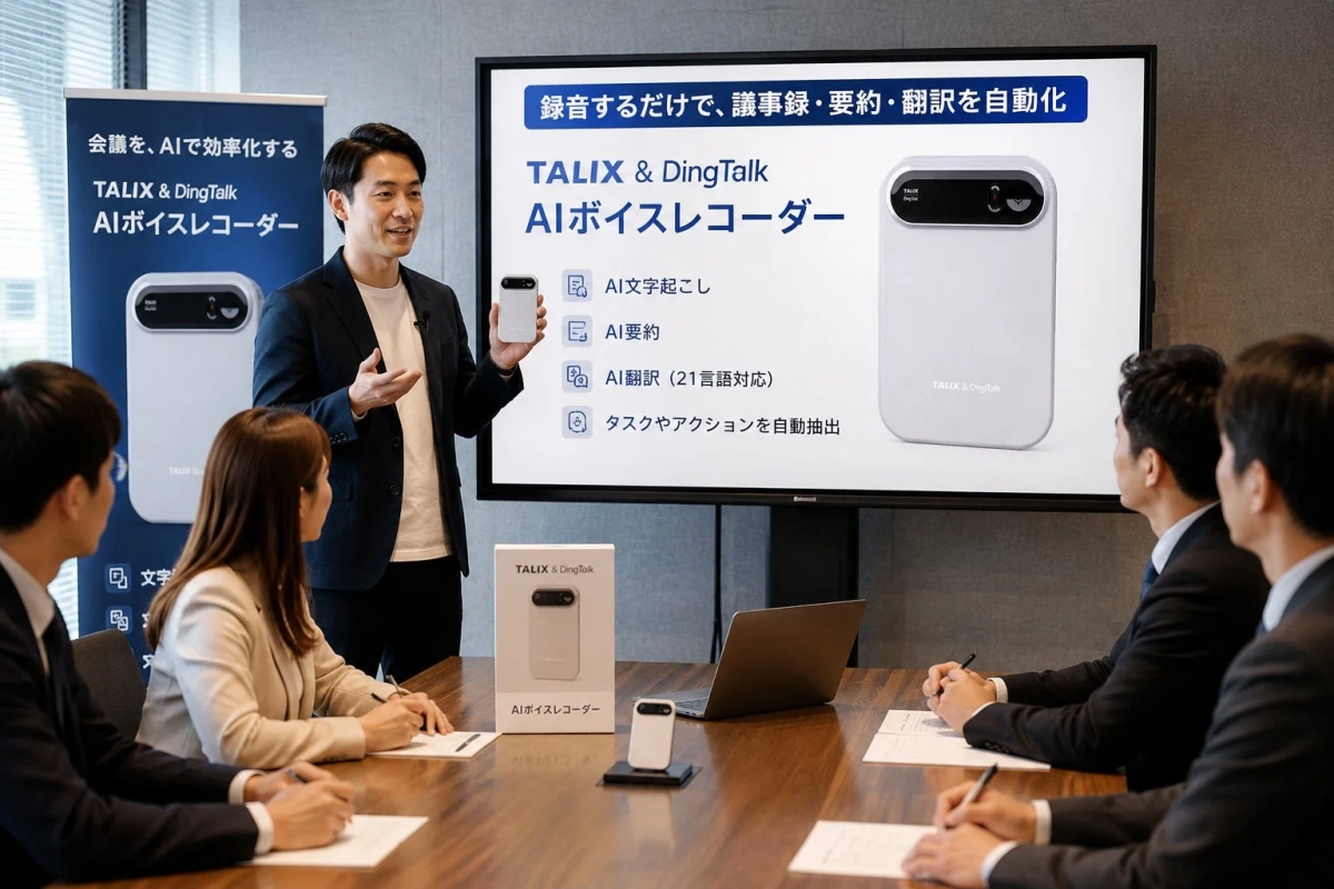 会議でAIボイスレコーダーを活用