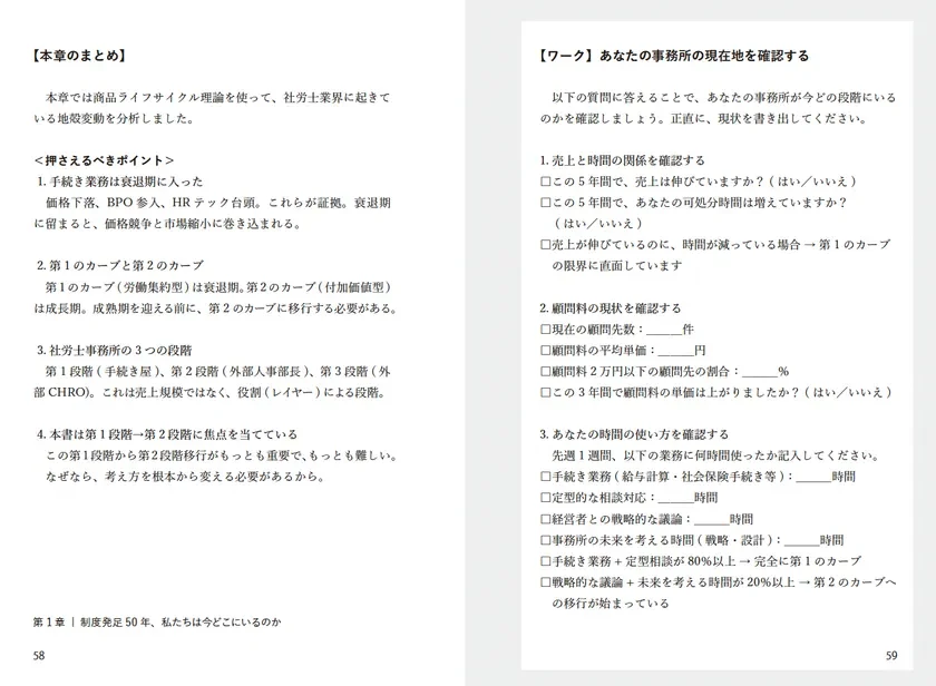 各章のまとめとワークも充実