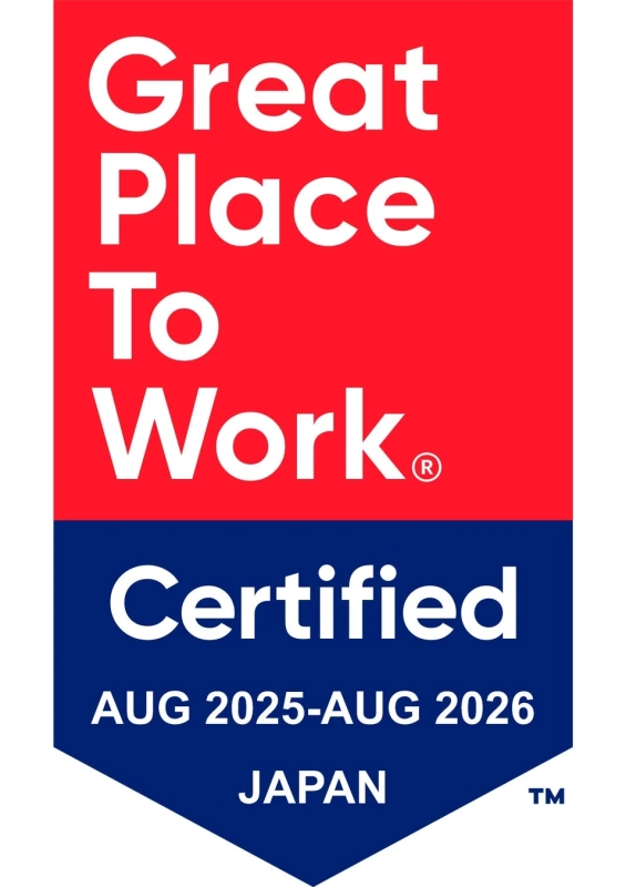 Great Place To Work® Certifiedのロゴバッジ