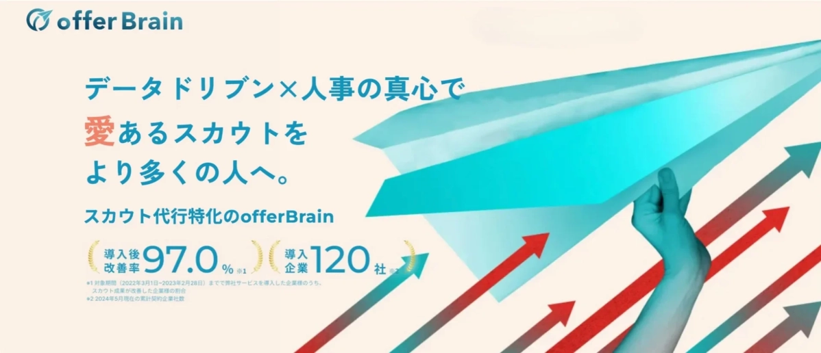 offerBrain データドリブン×人事の真心で愛あるスカウトをより多くの人へ。