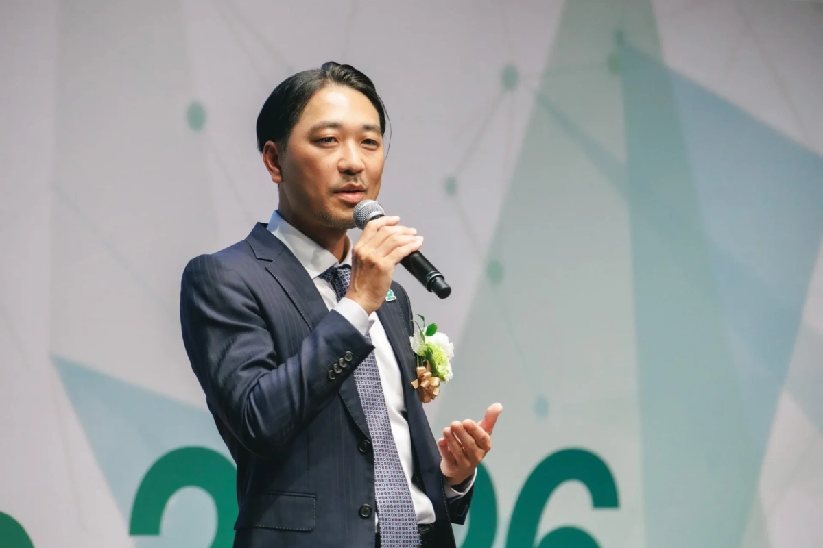 男性講演者