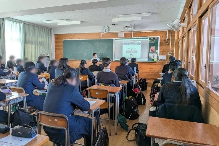 いじめ問題に関する授業の様子