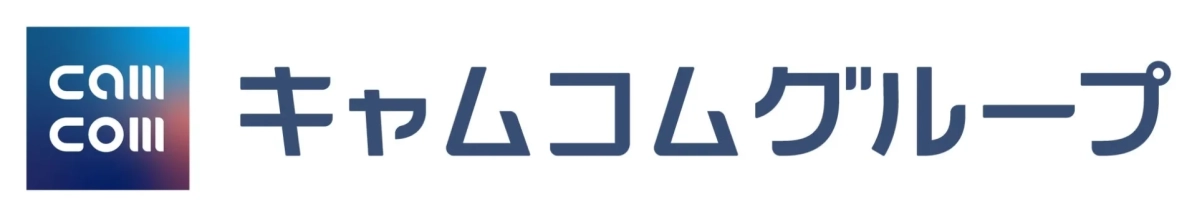 「働く」に関する社会課題を解決するキャムコムグループのロゴ。