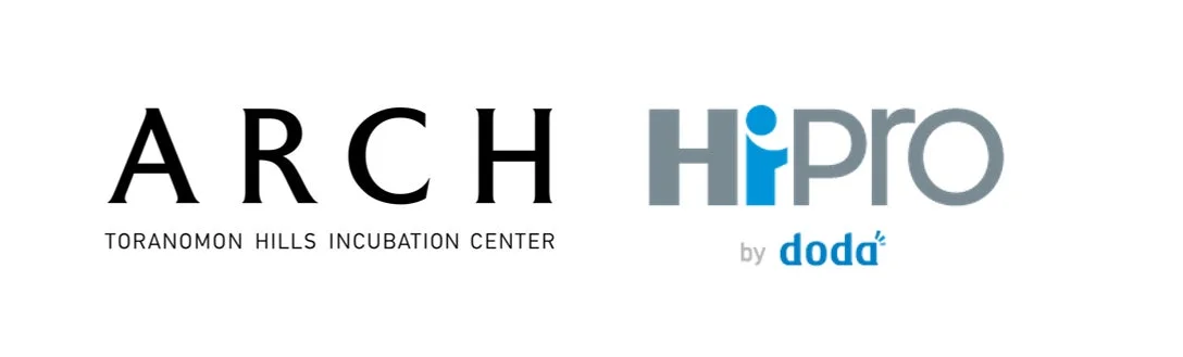 ARCH TORANOMON HILLS INCUBATION CENTER HiPro by dodaのロゴ