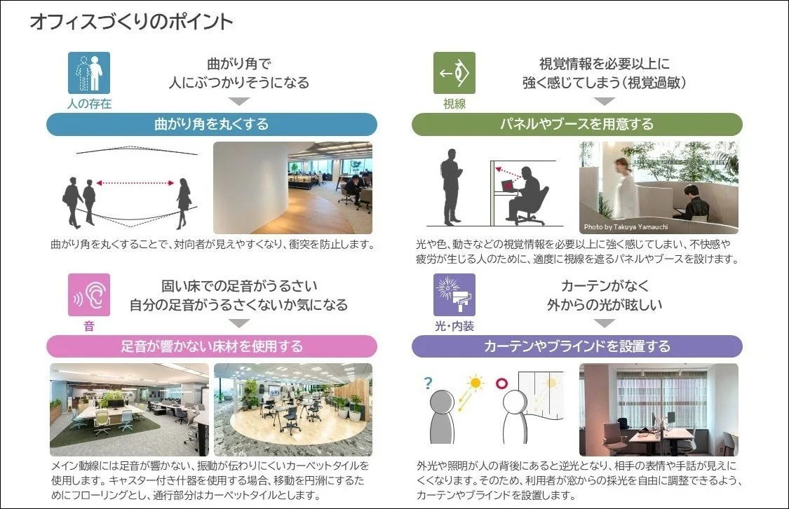 オフィスづくりのポイント