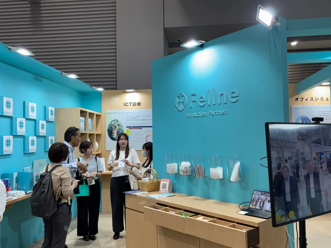 Well-being施策の展示風景